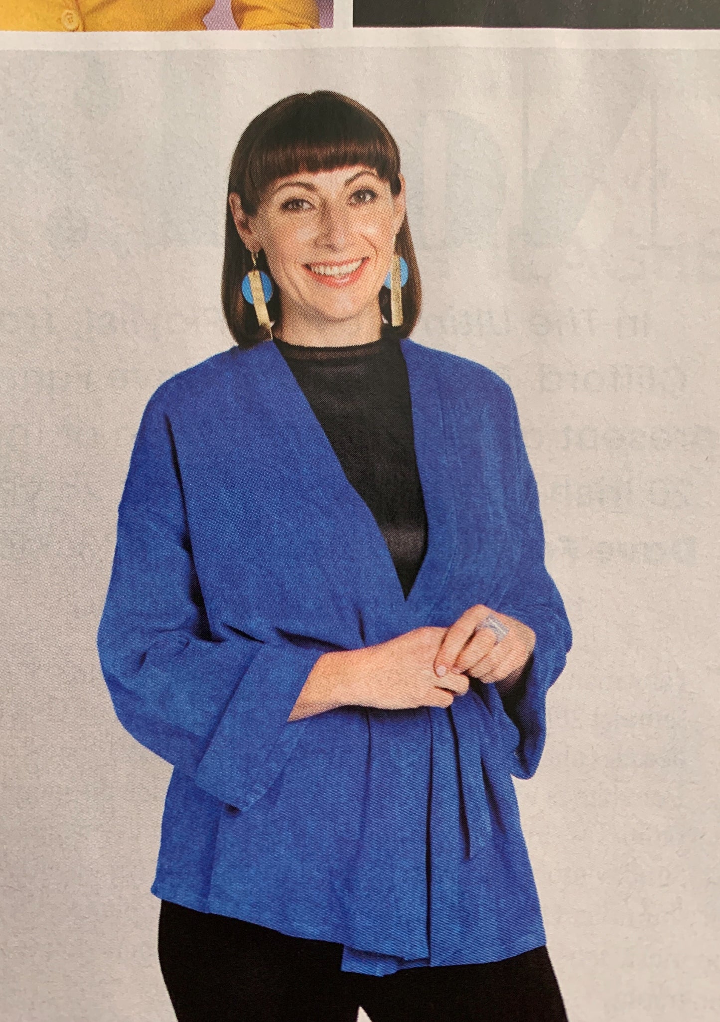 GOLDEN BLUE EARRINGS