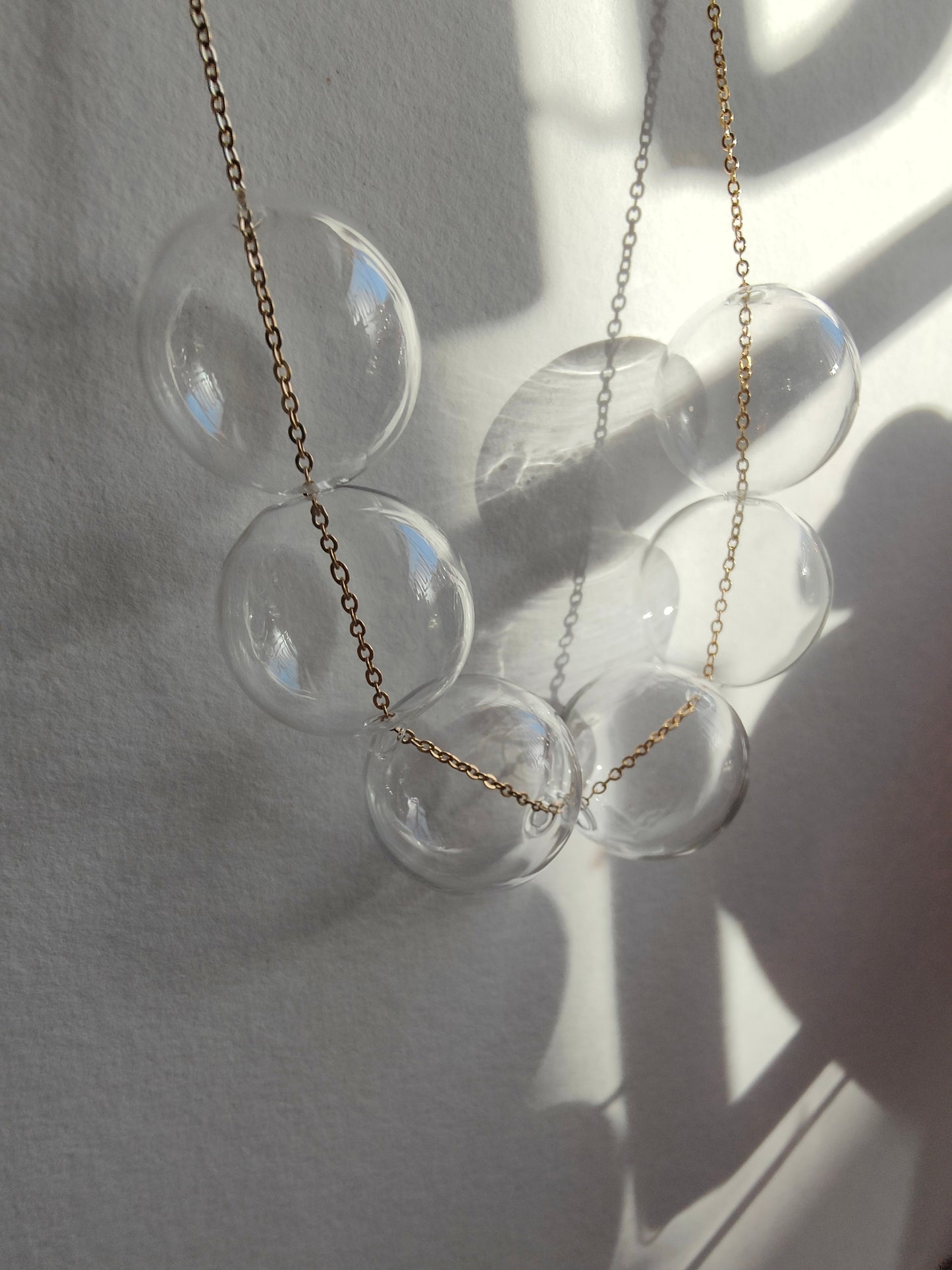 BUBBLES TRANSPARENT NECKLACES