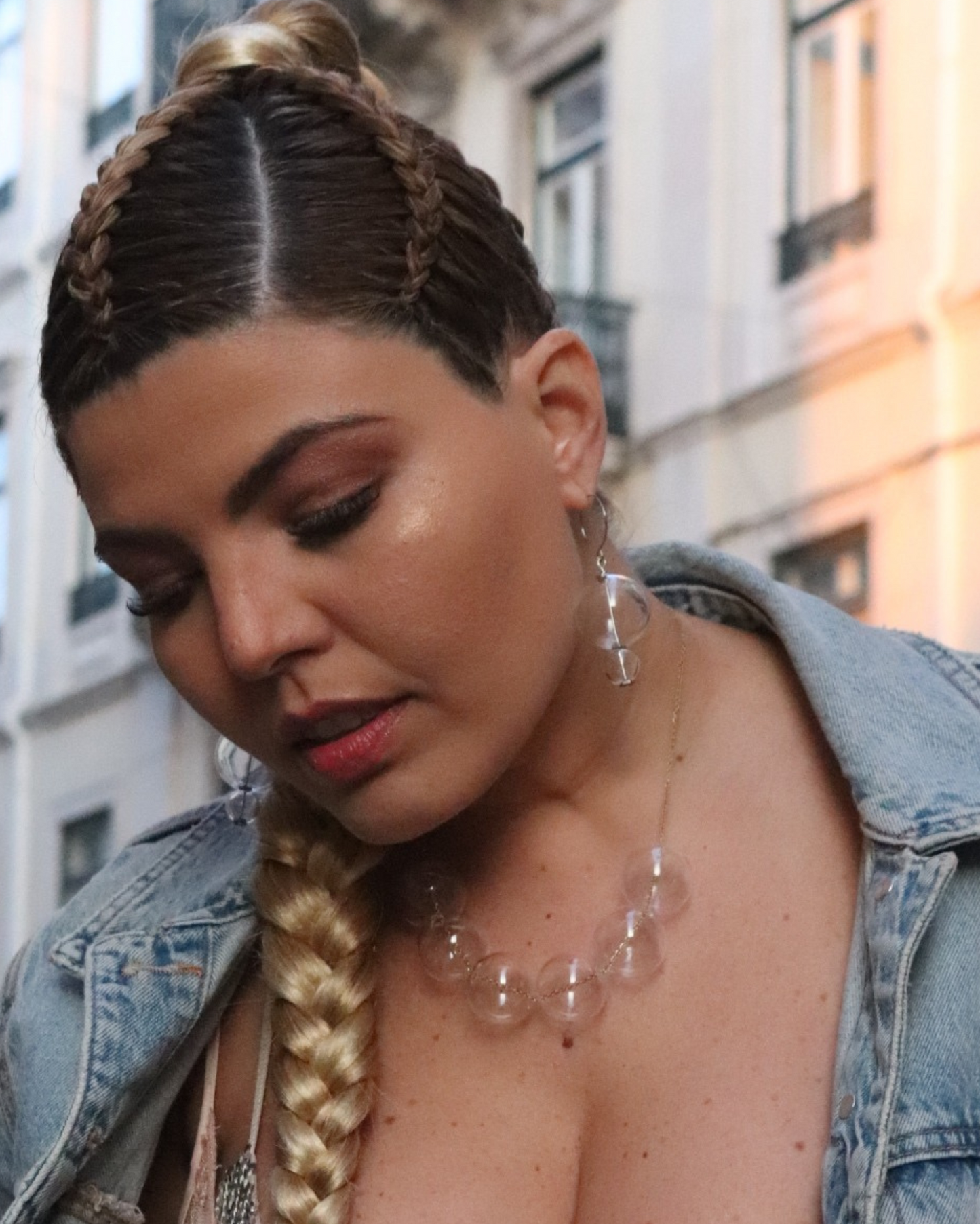 BUBBLES TRANSPARENT NECKLACES