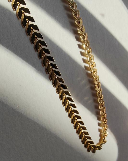 GOLDEN LEAVES NECKLACE