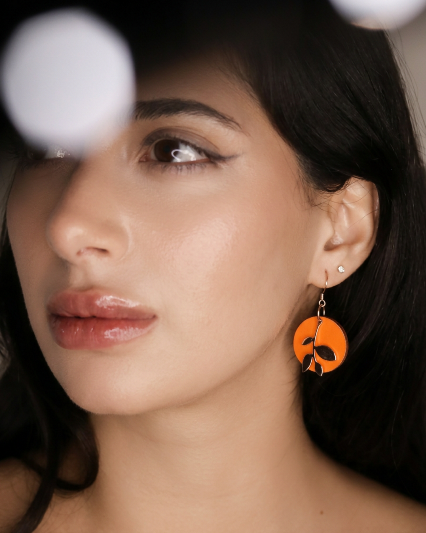LEAF SUNSET EARRINGS
