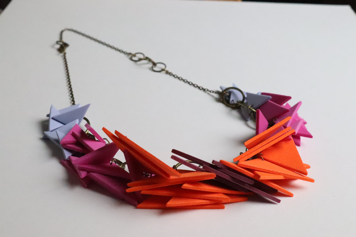 IN AND OUT RETRO COLOURS SOFT NECKLACE