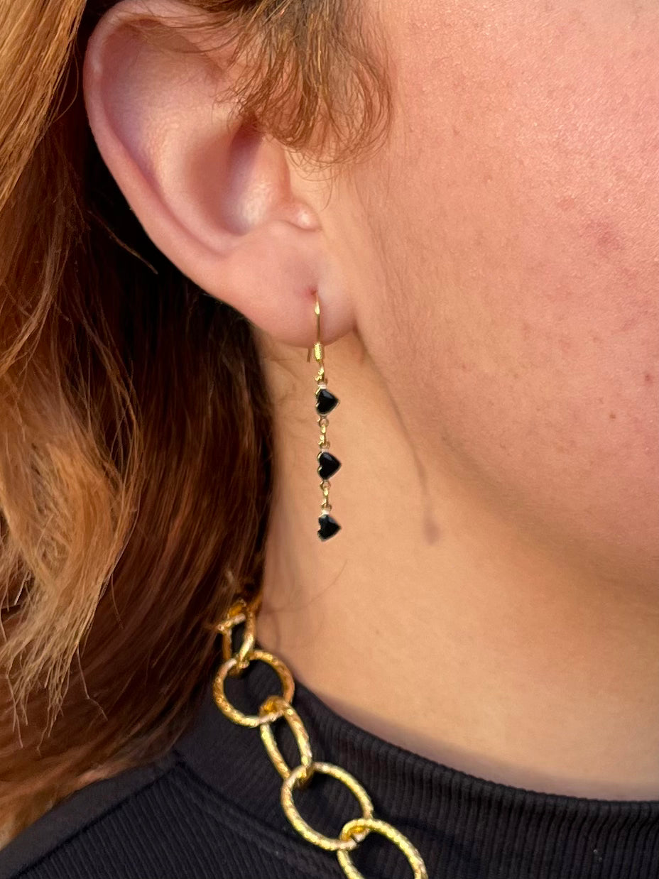 DARK HEART EARRINGS