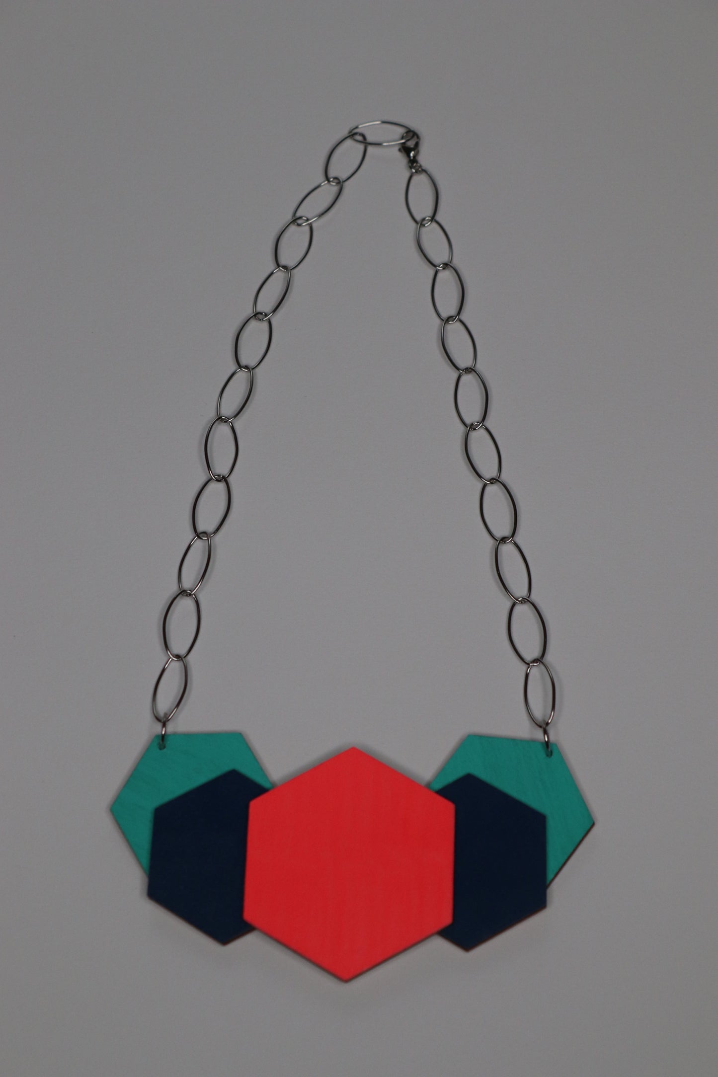 NEON POP WOODEN NECKLACE