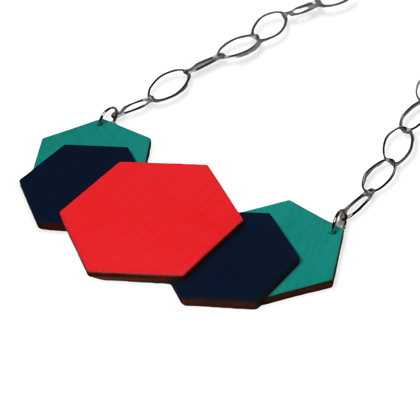 NEON POP WOODEN NECKLACE