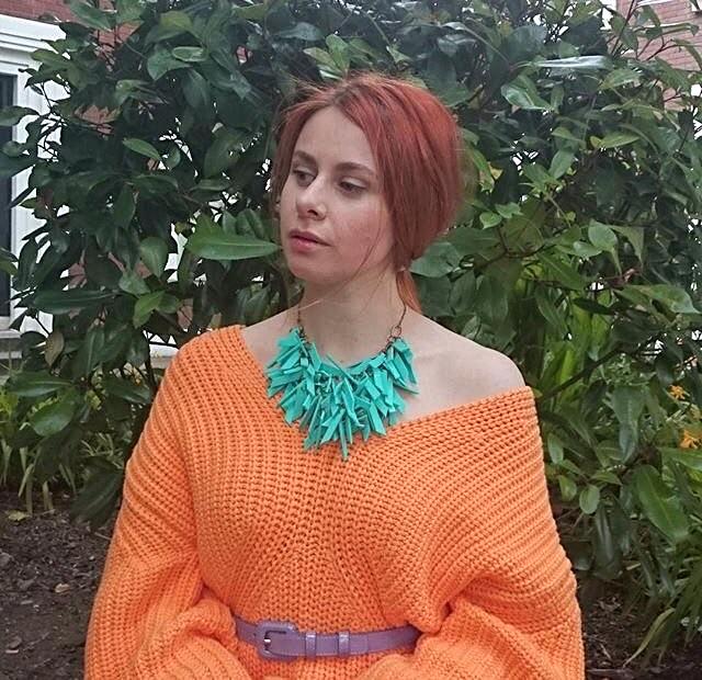 TURQUOISE WATERFALL EXTREMELY LIGHT WEIGHT NECKLACE
