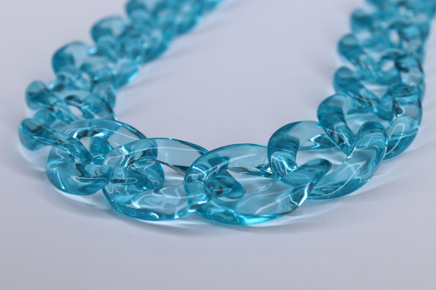 BLUE CANDY FOR GROWNUPS NECKLACE