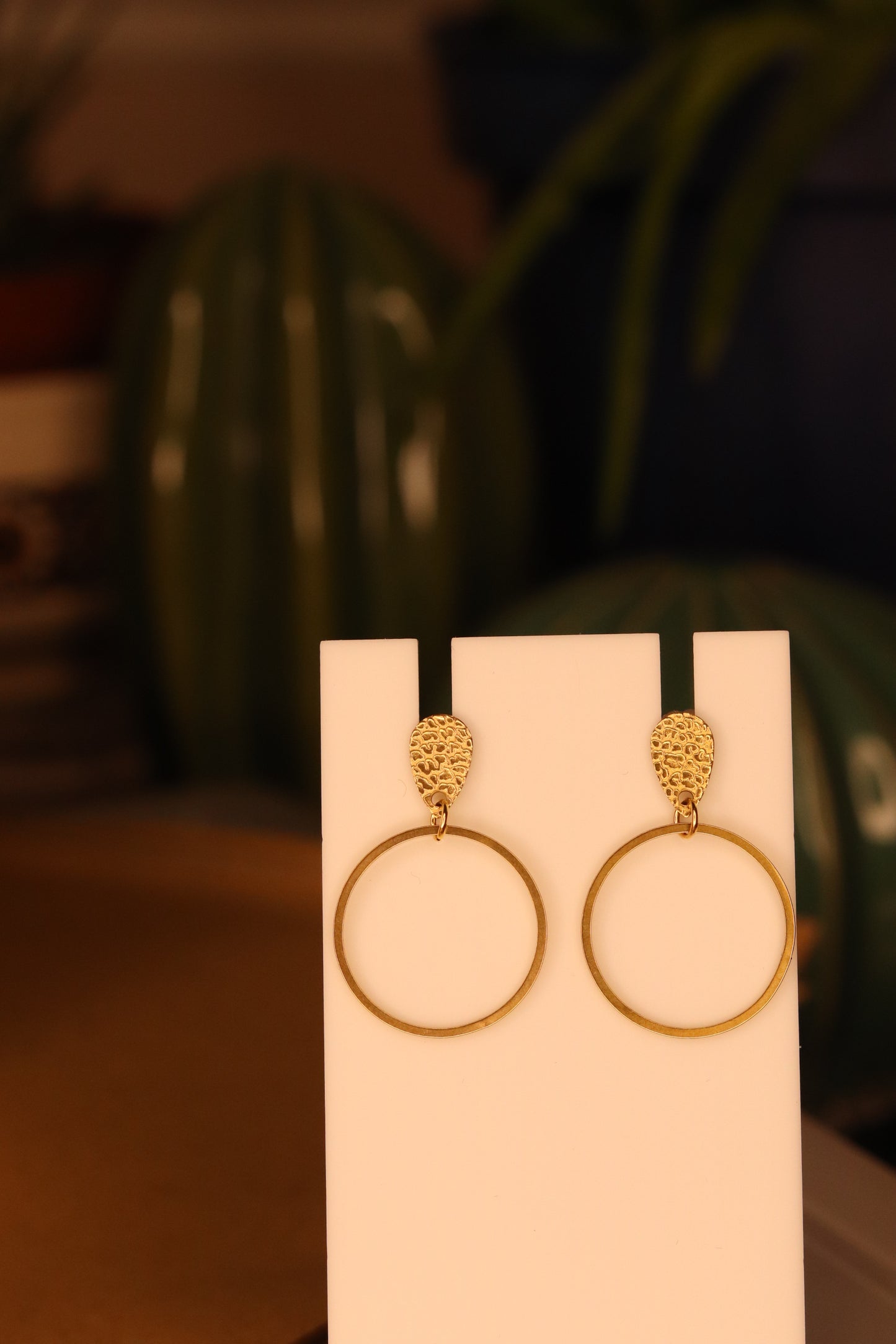 GOLD AROUND EARRINGS