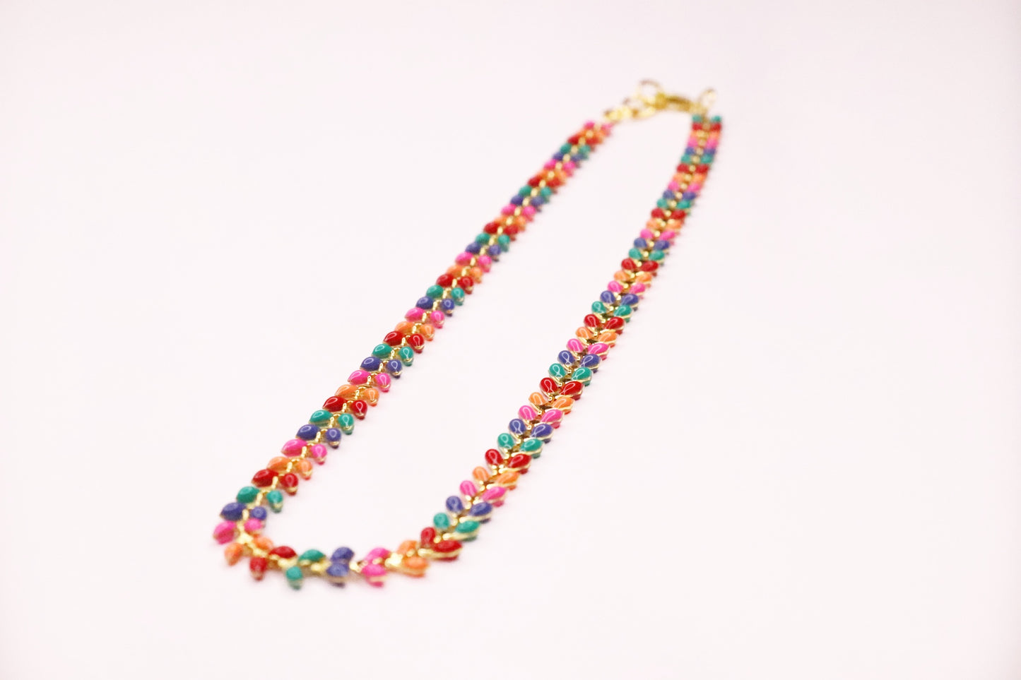 MULTICOLOUR CROWN NECKLACE