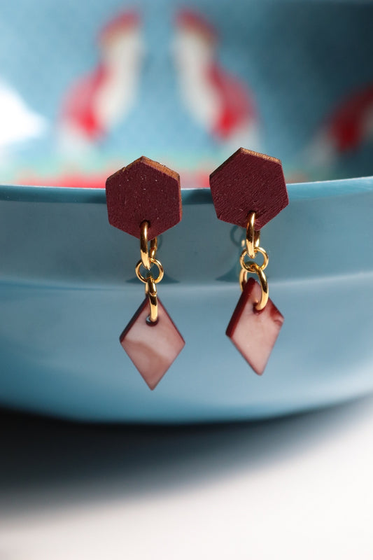 PLUM JUICE EARRINGS