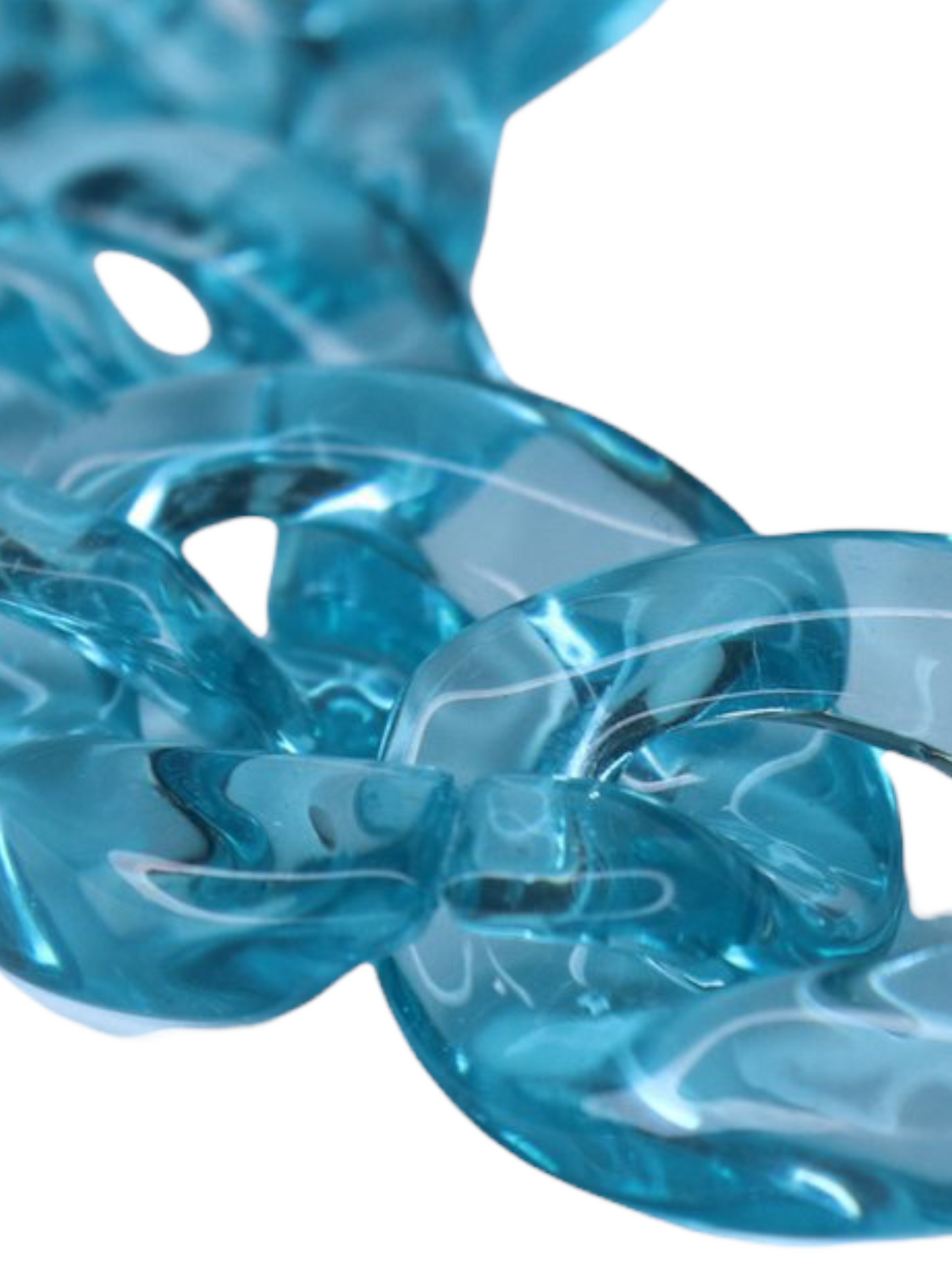 BLUE CANDY FOR GROWNUPS NECKLACE