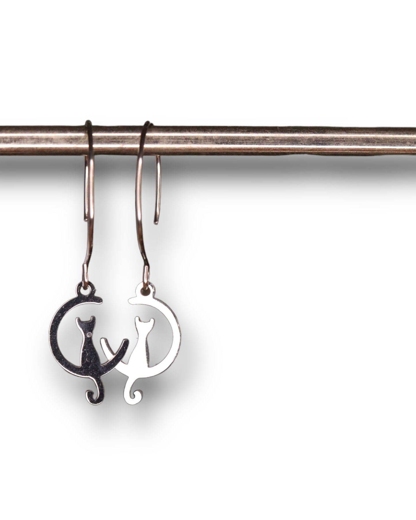 THERE WAS A CAT EARRINGS