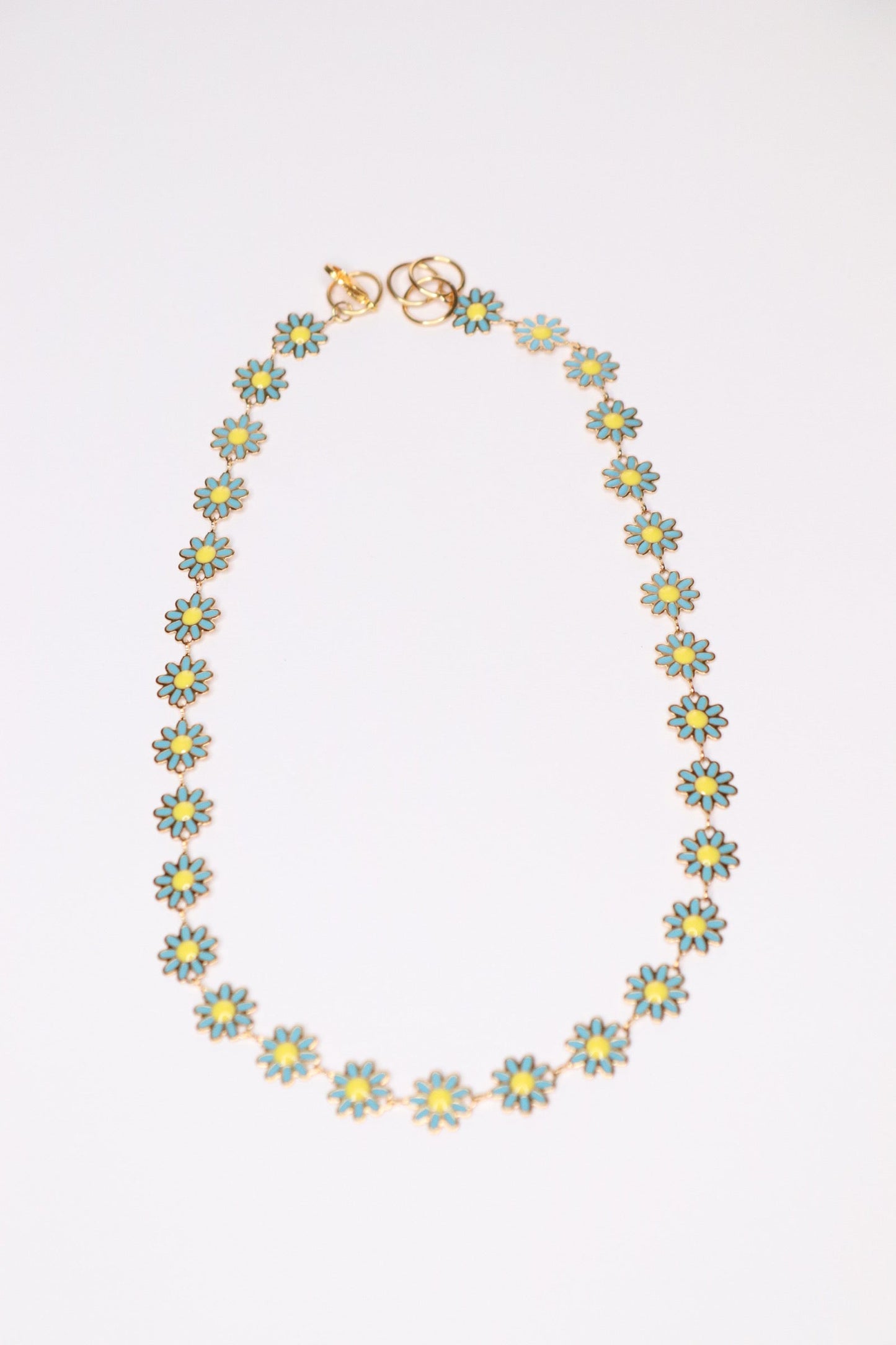 ONLY DAISIES BLUE NECKLACE