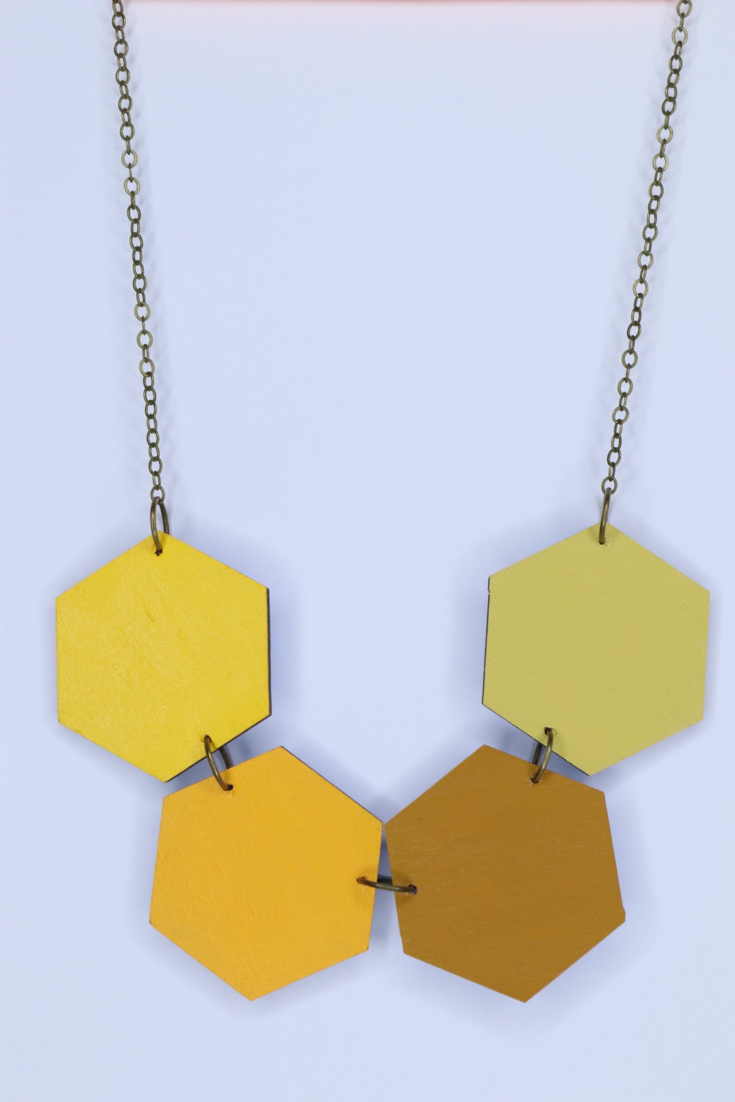 SHADES OF YELLOW REVERSIBLE NECKLACE