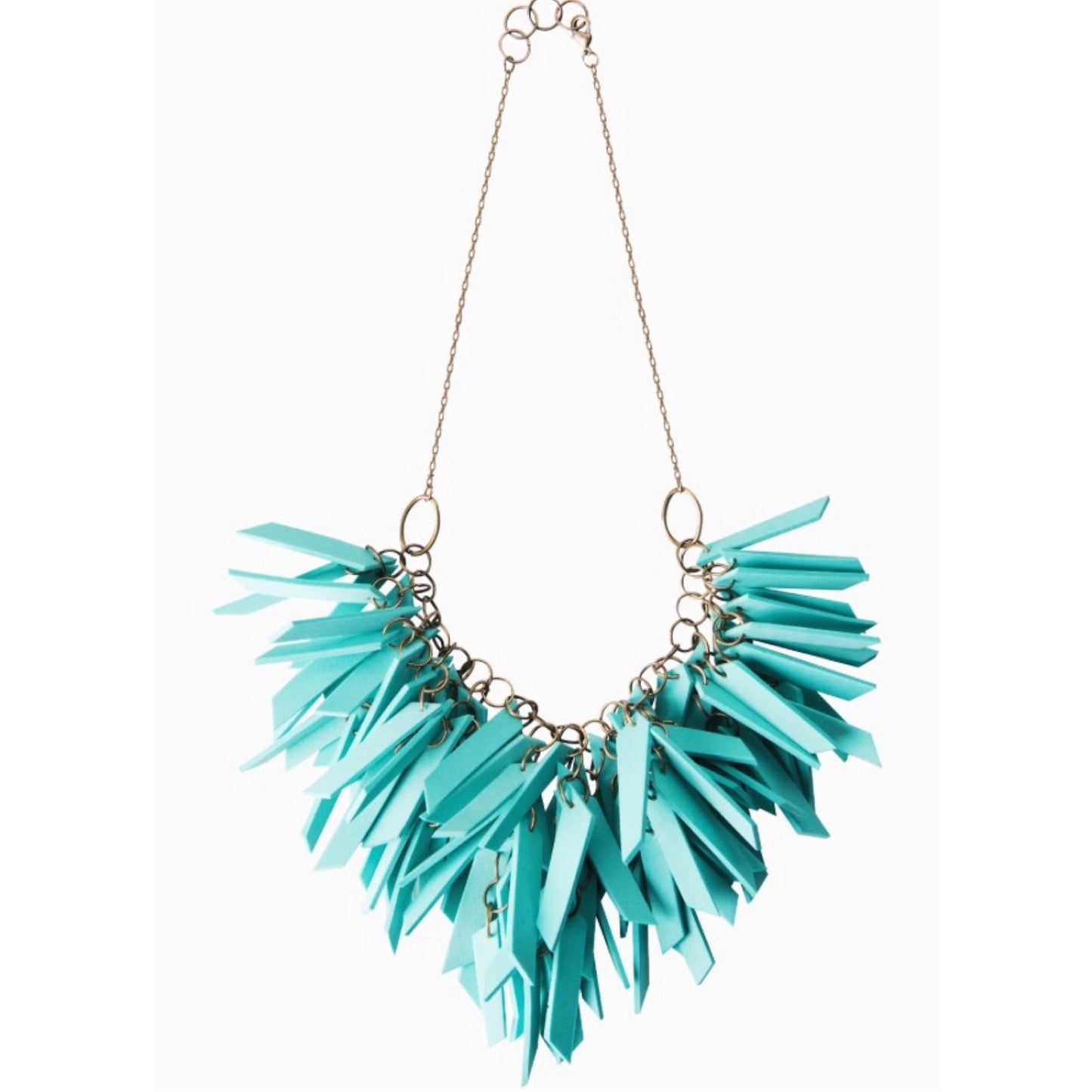TURQUOISE WATERFALL EXTREMELY LIGHT WEIGHT NECKLACE