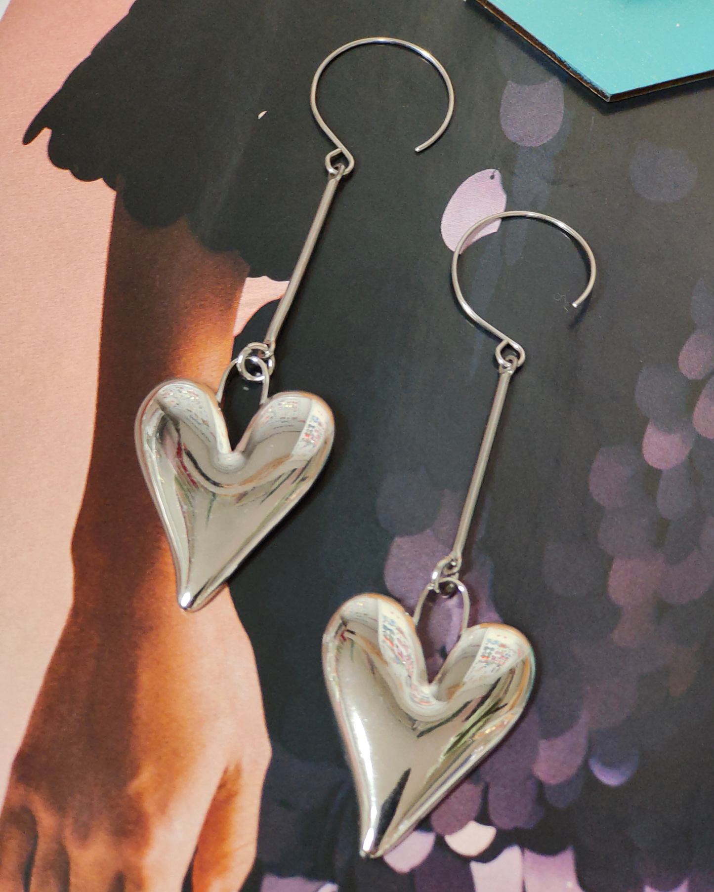 SILVER LOVE EARRINGS