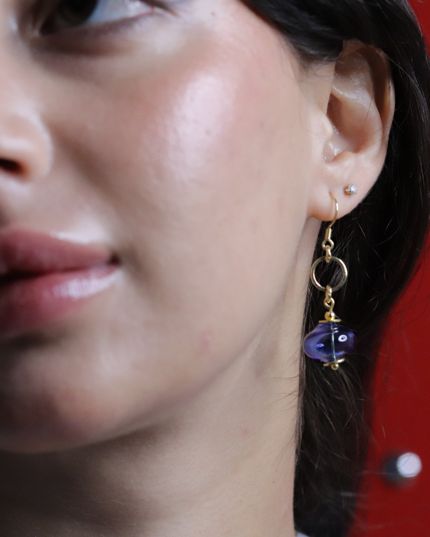 BLUE PORTAL EARRINGS