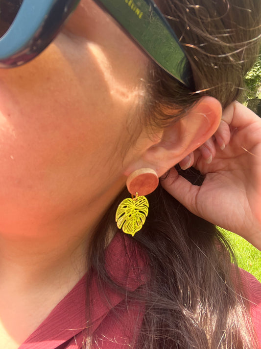 MONSTERA EARRINGS