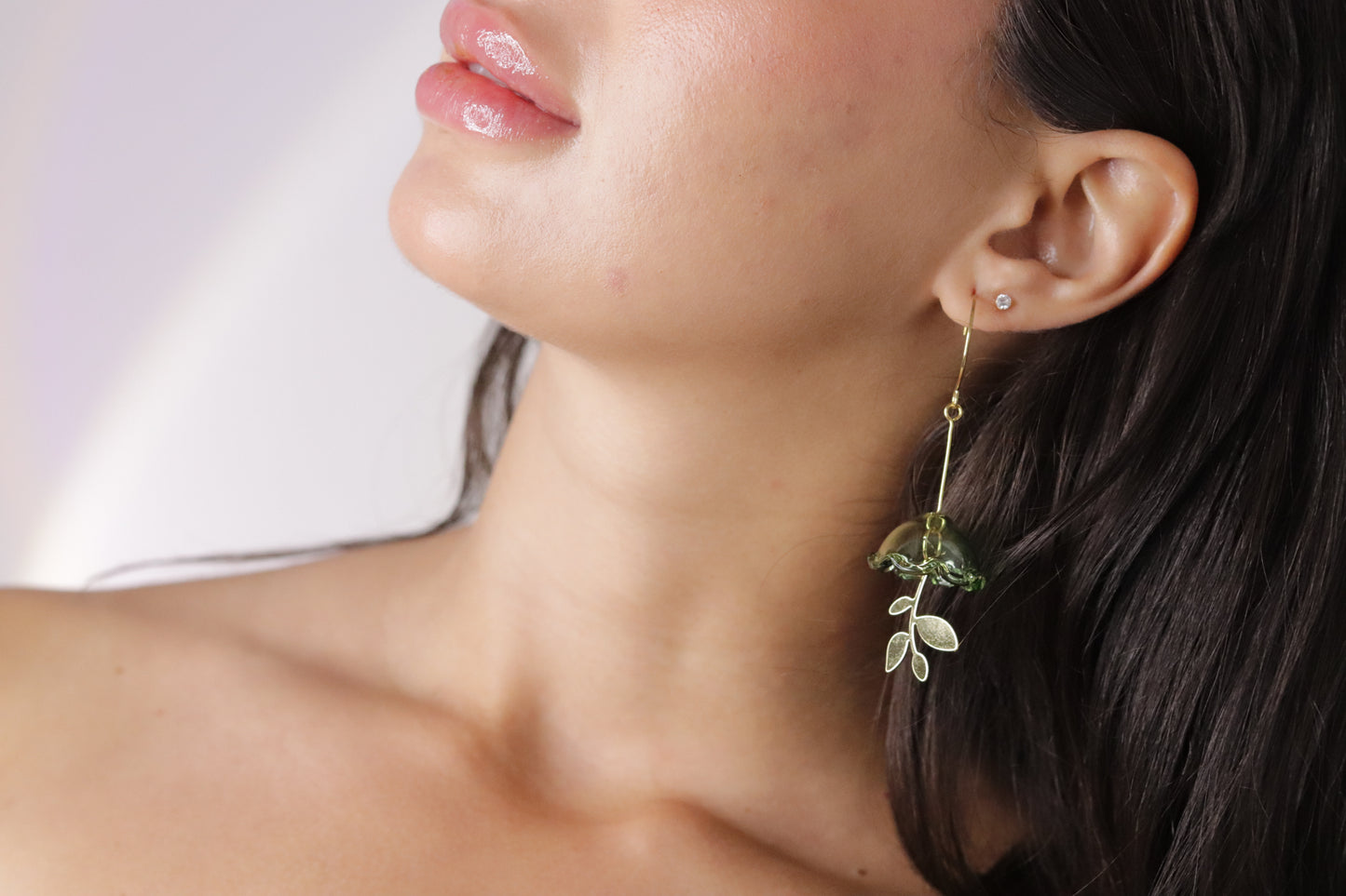 GREEN VALLEY LILIES EARRINGS