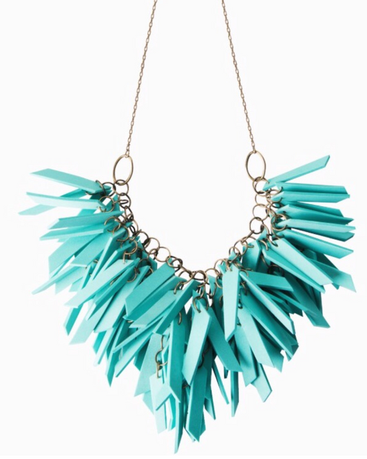 TURQUOISE WATERFALL EXTREMELY LIGHT WEIGHT NECKLACE