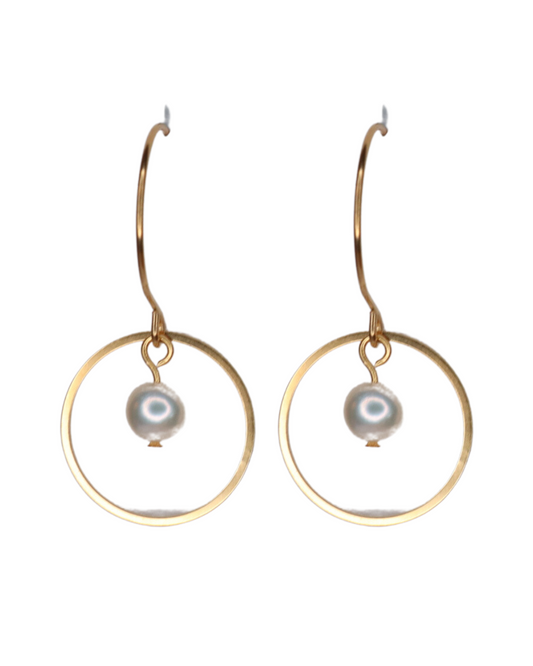 INSIDE PEARL EARRINGS