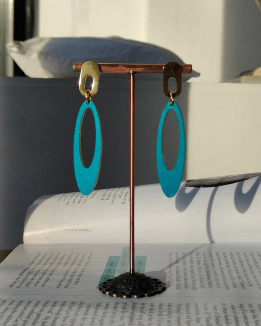 BRIGHT TURQUOISE EARRINGS