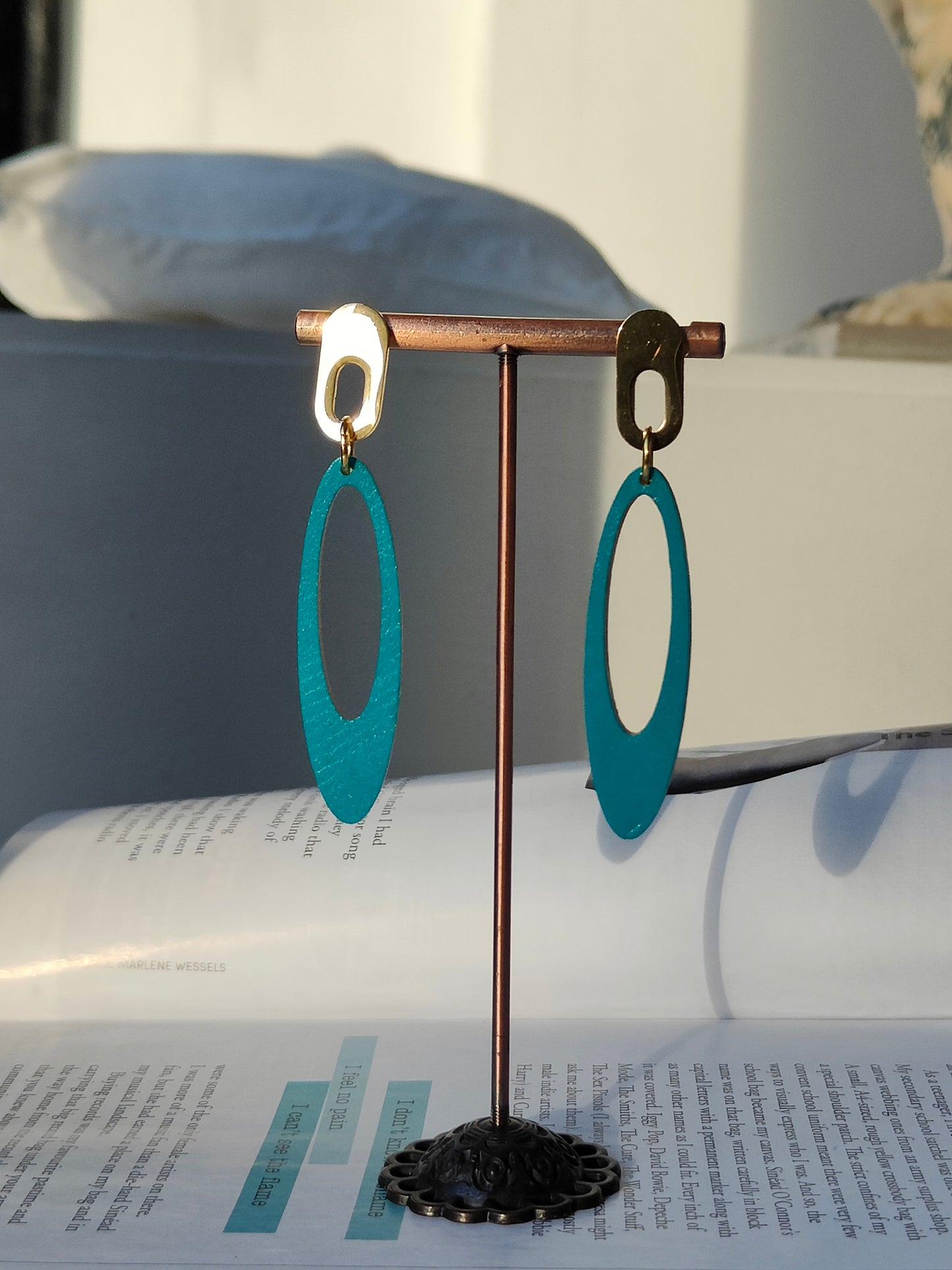 BRIGHT TURQUOISE EARRINGS