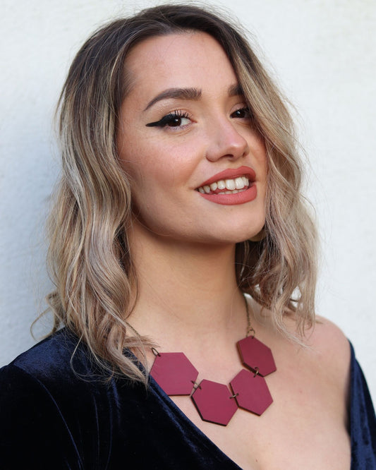 PLUM REVERSIBLE NECKLACE