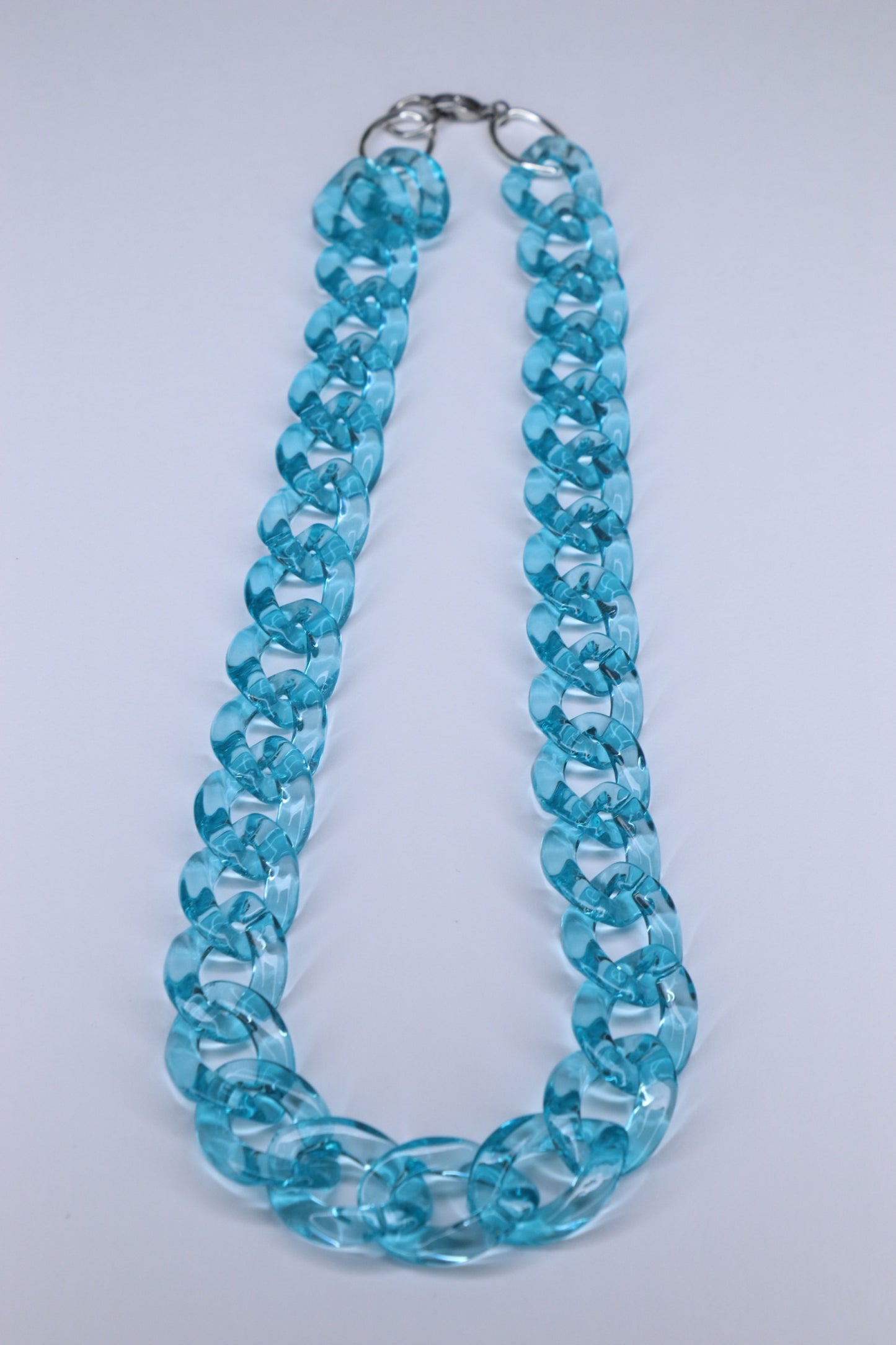 BLUE CANDY FOR GROWNUPS NECKLACE