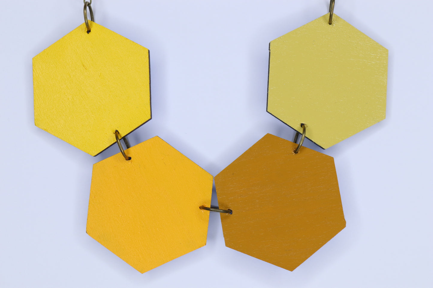 SHADES OF YELLOW REVERSIBLE NECKLACE