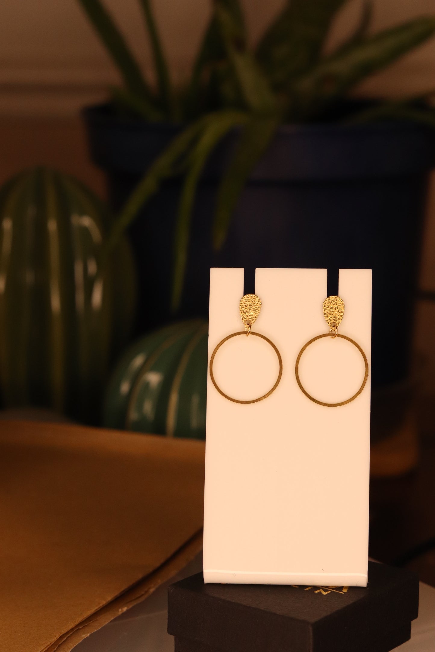GOLD AROUND EARRINGS