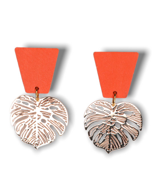 DELICIOUS ORANGE EARRINGS