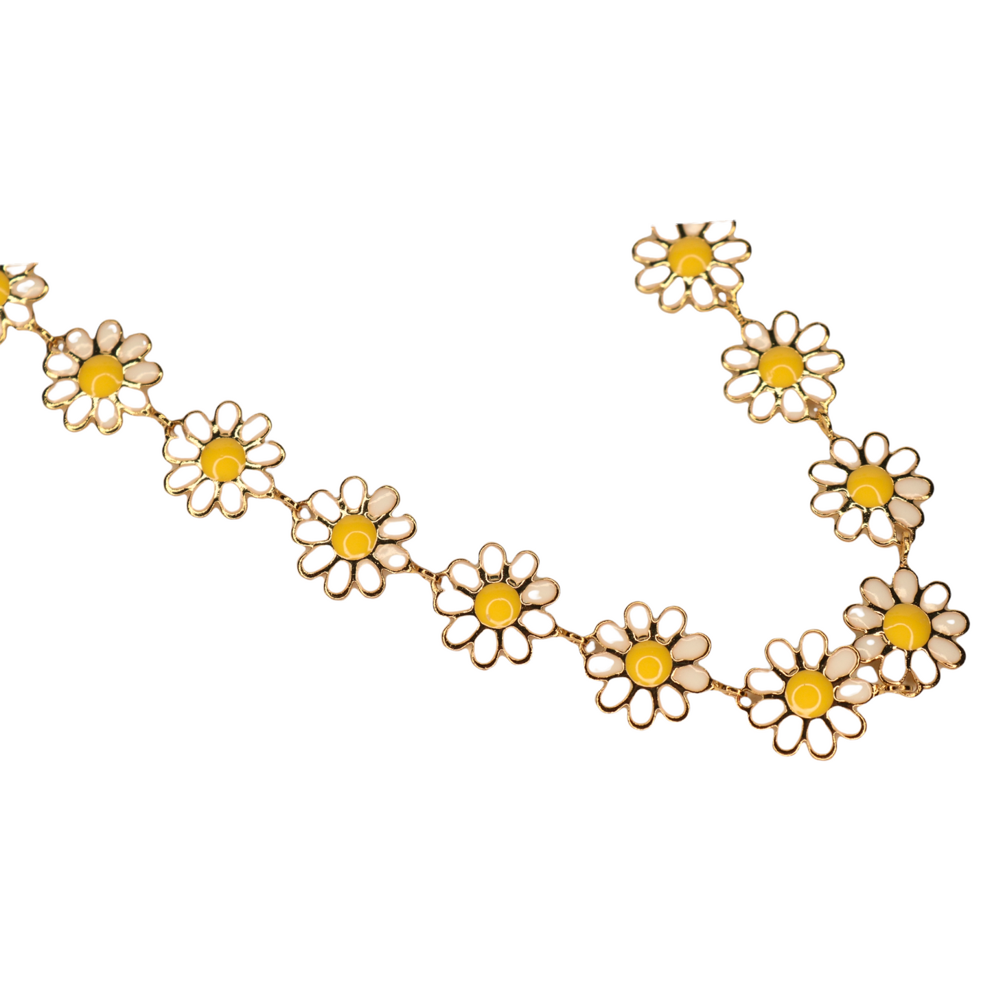 ONLY DAISIES WHITE NECKLACE